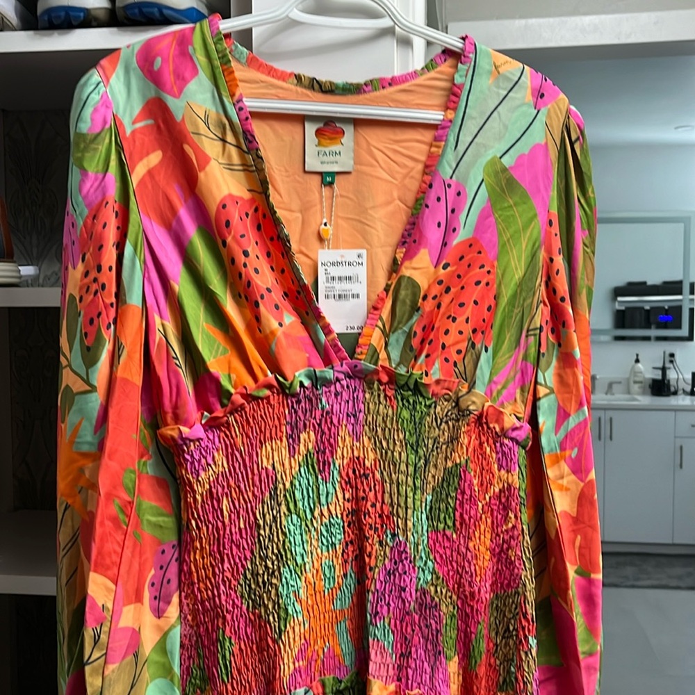 Farm Rio Sweet Forest mini dress size medium new with tags